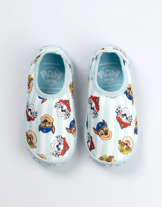 Paw Patrol Stripy Character Boys Blue Aqua Shoes