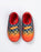 Hot Wheels Flames Boys Red Aqua Shoes