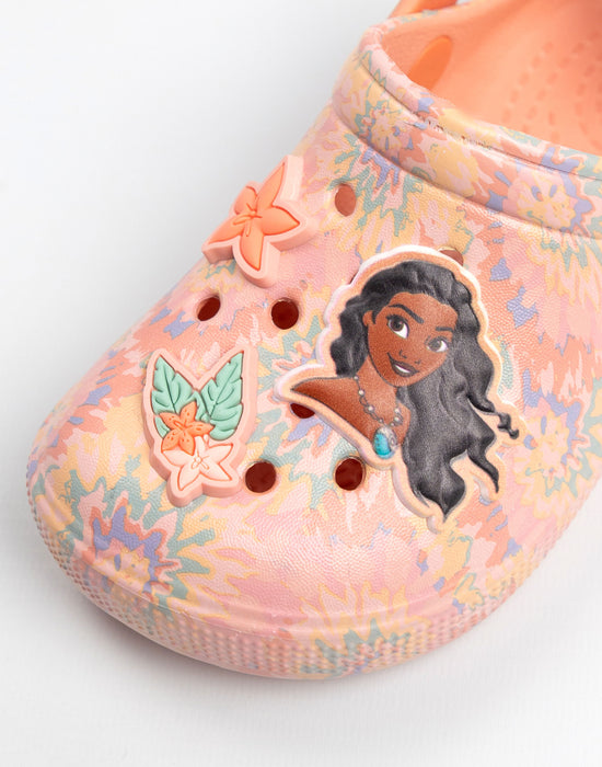 Disney Moana Girls Peach Clogs