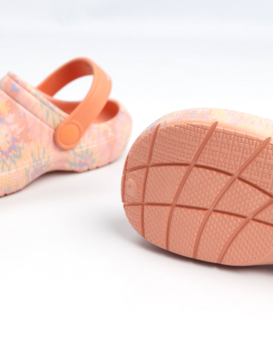 Disney Moana Girls Peach Clogs