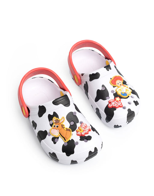 Disney Toy Story Jessie & Bullseye Girls Black & White Clogs