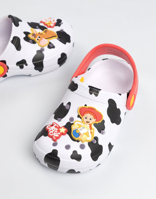 Disney Toy Story Jessie & Bullseye Girls Black & White Clogs