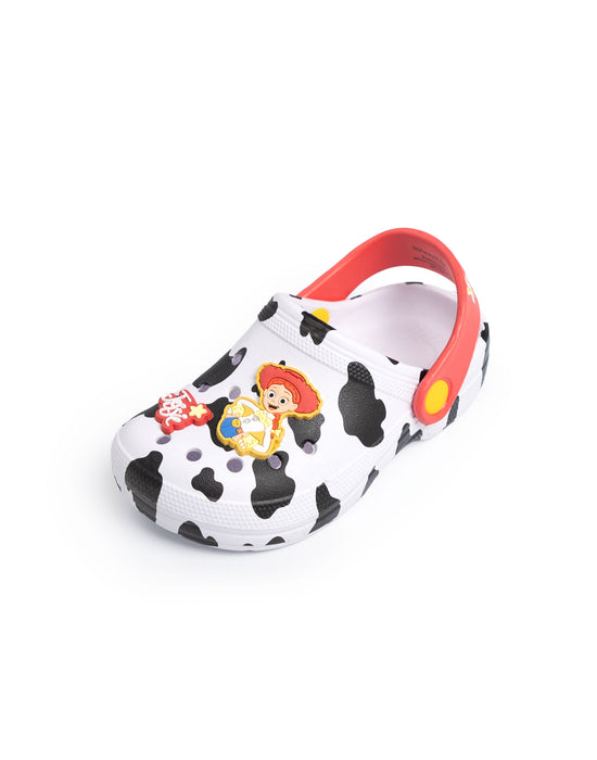Disney Toy Story Jessie & Bullseye Girls Black & White Clogs