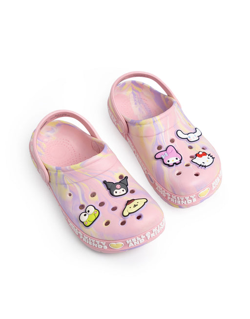 Hello Kitty Multi Character Girls Pink Clogs