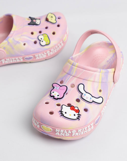Hello Kitty Multi Character Girls Pink Clogs