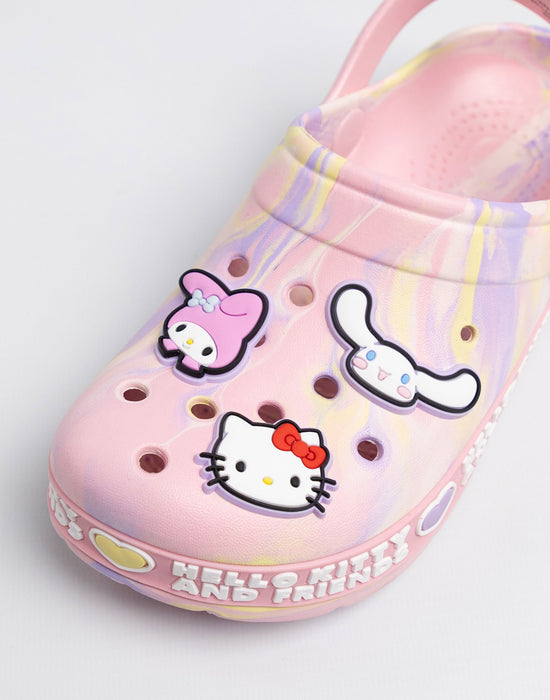 Hello Kitty Multi Character Girls Pink Clogs