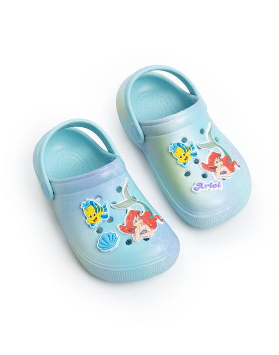 Disney The Little Mermaid Ariel Girls Blue Clogs