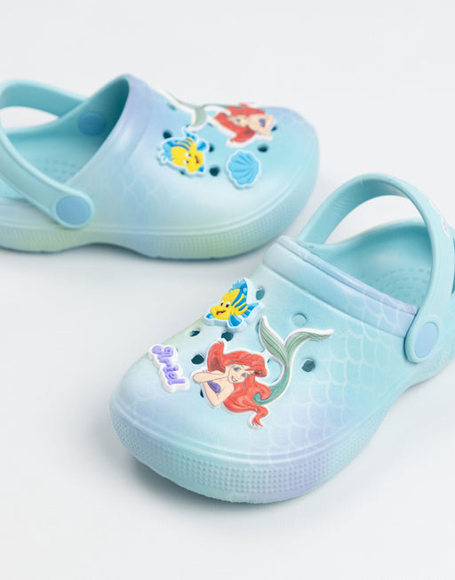 Disney The Little Mermaid Ariel Girls Blue Clogs