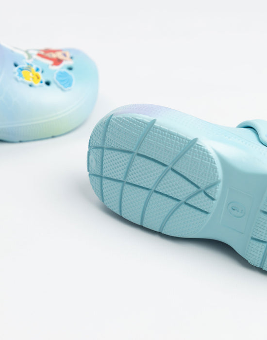 Disney The Little Mermaid Ariel Girls Blue Clogs