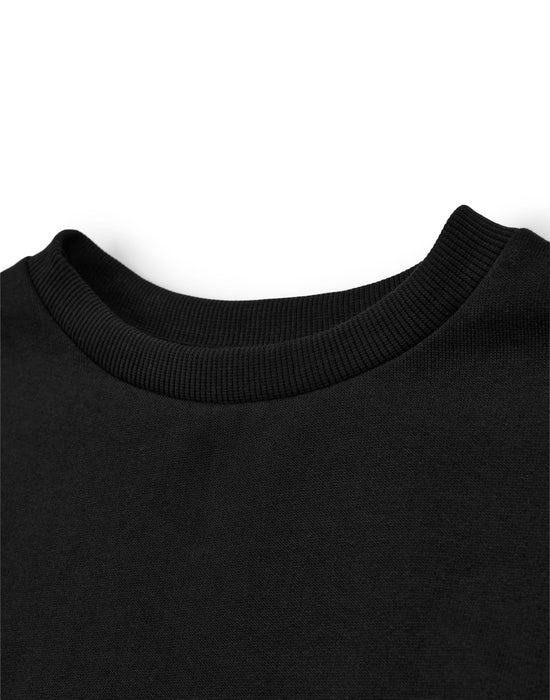 Show Me The Merch Rainbow Yugo Unisex Kids Black Sweatshirt