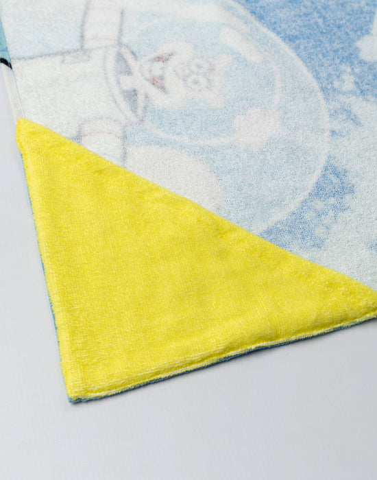 SpongeBob SquarePants Multi Character Boys Blue Poncho Towel