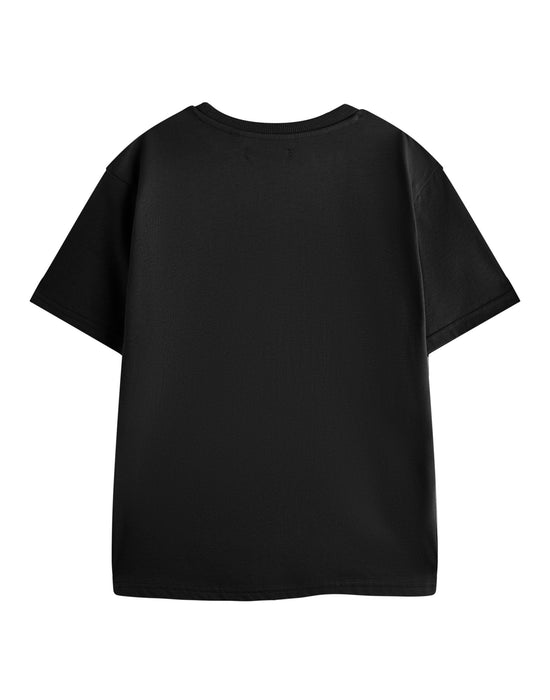DC Comics Batman Logo Unisex Kids Black Short Sleeved T-Shirt