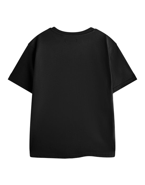 DC Comics The Joker Card Unisex Kids Black Short Sleeved T-Shirt