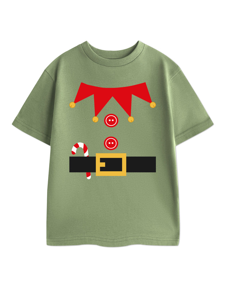 Elf Unisex Green Short Sleeved T-Shirt