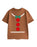 Gingerbread Unisex Brown Short Sleeved T-Shirt
