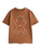 Gingerbread Outline Unisex Brown Short Sleeved T-Shirt