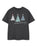 Christmas Tree Unisex Grey Short Sleeved T-Shirt