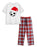 Football Unisex Kids White Short Sleeve Long Leg Pyjama Set