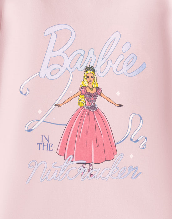 Barbie Nutcracker Girls Pink Short Sleeved T-Shirt