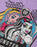 Monster High Heart Webs Girls Pink Multi-Pack of 2 Short Sleeve Nightdress