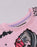 Monster High Heart Webs Girls Pink Multi-Pack of 2 Short Sleeve Nightdress
