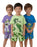 Disney Toy Story Aliens, Buzz and Rex Boys Multicoloured Multi-Pack of 3 Short Sleeve Short Leg Pyjama Set