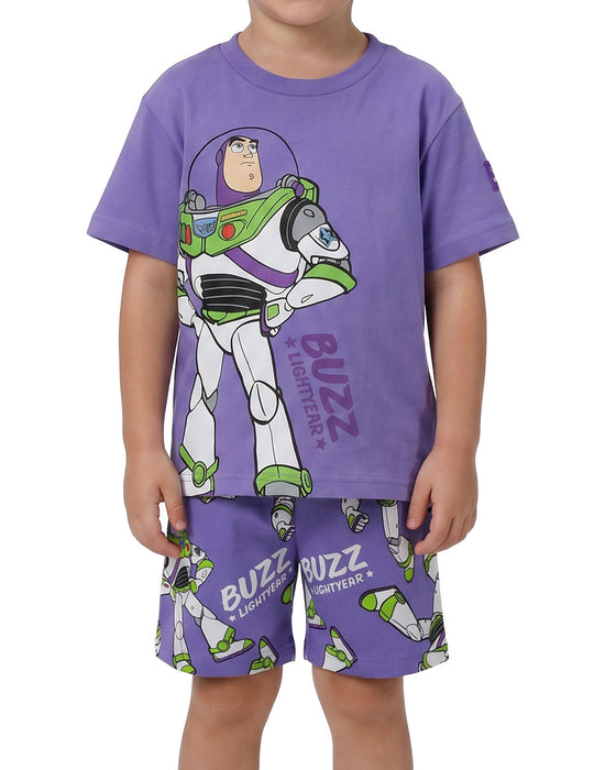 Disney Toy Story Aliens, Buzz and Rex Boys Multicoloured Multi-Pack of 3 Short Sleeve Short Leg Pyjama Set