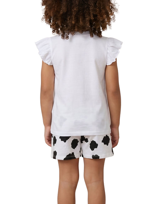 Disney Toy Story Jessie Girls White Short Sleeve Short Leg Pyjama Set