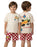 Disney Toy Story Pizza Planet Boys Beige T-Shirt and Shorts Set