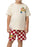 Disney Toy Story Pizza Planet Boys Beige T-Shirt and Shorts Set