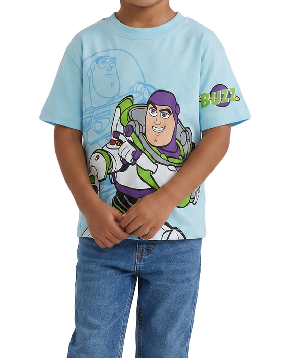 Disney Toy Story Woody, Buzz And Rex Boys Multicoloured Multi-Pack of 3 Short-Sleeved T-Shirts