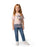 Hello Kitty Cowgirl Girls Pink Fringe Short Sleeved T-Shirt
