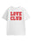 Love Club Unisex Kids White Short Sleeved T-Shirt