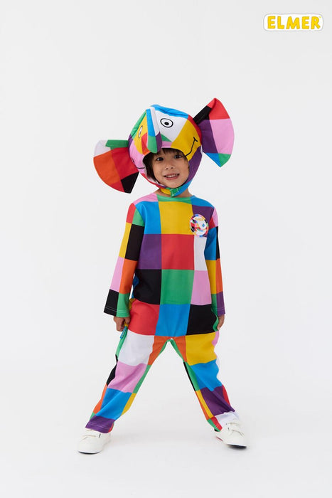 Elmer 3D Headpiece Unisex Kids Multicoloured