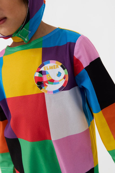 Elmer 3D Headpiece Unisex Kids Multicoloured