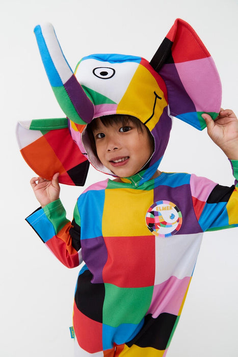 Elmer 3D Headpiece Unisex Kids Multicoloured