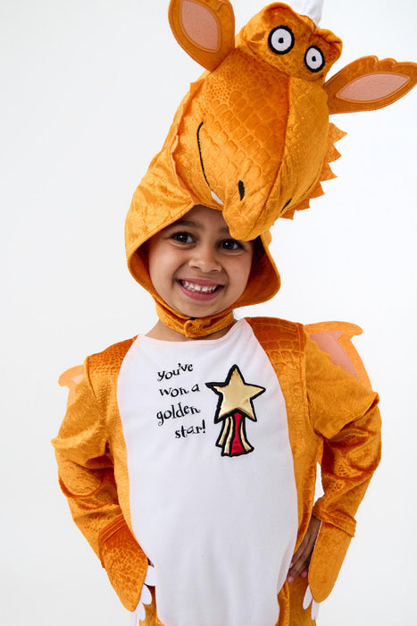 Gruffalo & Friends Zog 3D Headpiece Unisex Kids Orange