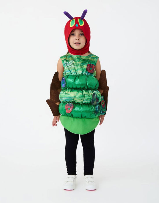 Eric Carle The Very Hungry Caterpillar Unisex Kids Green  2 Piece Costume