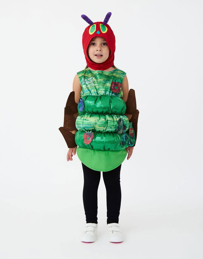 Eric Carle The Very Hungry Caterpillar Unisex Kids Green  2 Piece Costume
