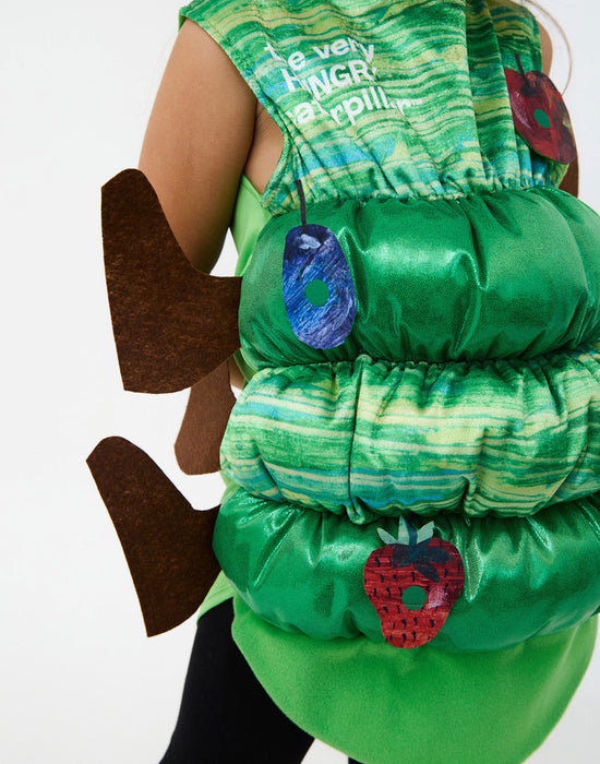 Eric Carle The Very Hungry Caterpillar Unisex Kids Green  2 Piece Costume