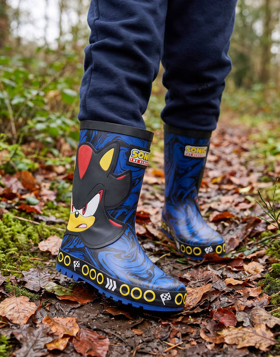 Sonic the Hedgehog Sonic And Shadow Boys Multicoloured Wellington Boots without Handles