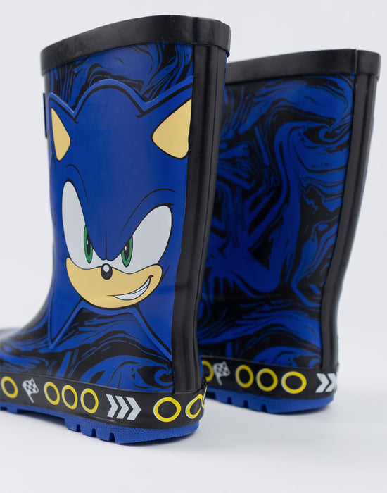 Sonic the Hedgehog Sonic And Shadow Boys Multicoloured Wellington Boots without Handles