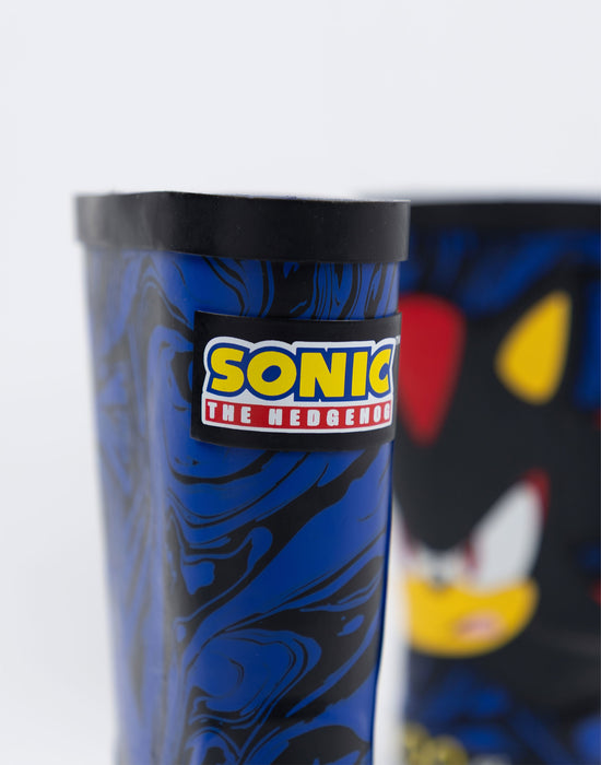 Sonic the Hedgehog Sonic And Shadow Boys Multicoloured Wellington Boots without Handles