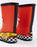 Disney Cars Lightning McQueen Boys Red Wellington Boots without Handles