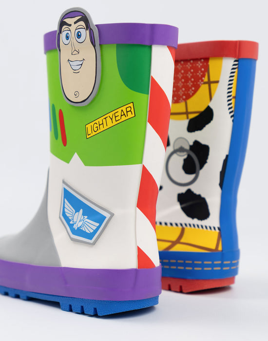 Disney Toy Story Woody & Buzz Lightyear Boys Multicoloured Wellington Boots without Handles