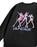 KPop Demon Hunters Huntrix Girls Black Sweatshirt