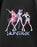 KPop Demon Hunters Huntrix Girls Black Sweatshirt