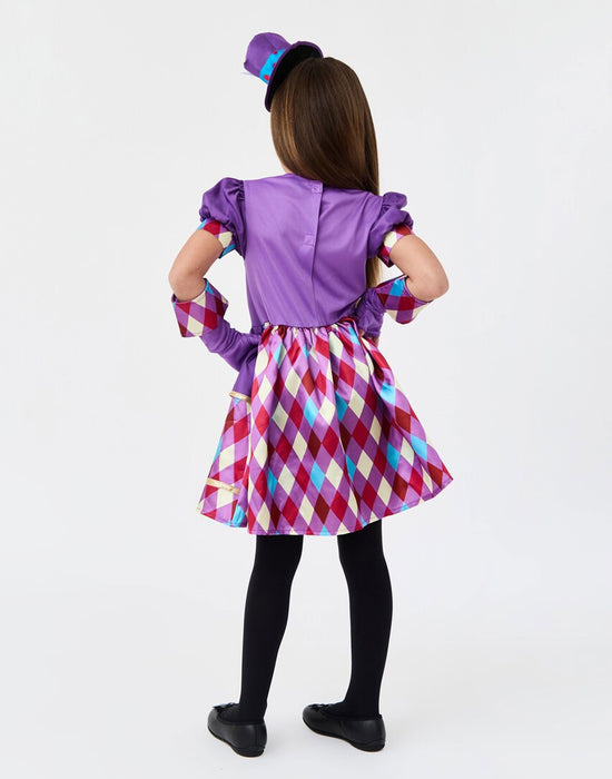 Blues Group Miss Hatter Girls Purple 2 Piece Costume