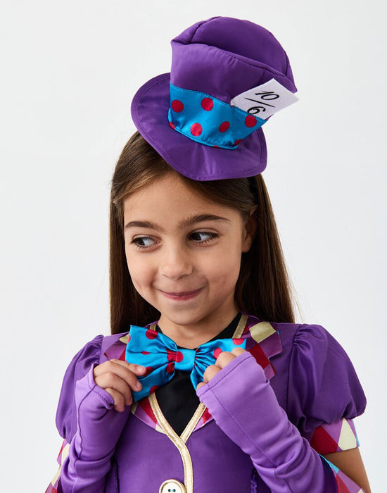 Blues Group Miss Hatter Girls Purple 2 Piece Costume