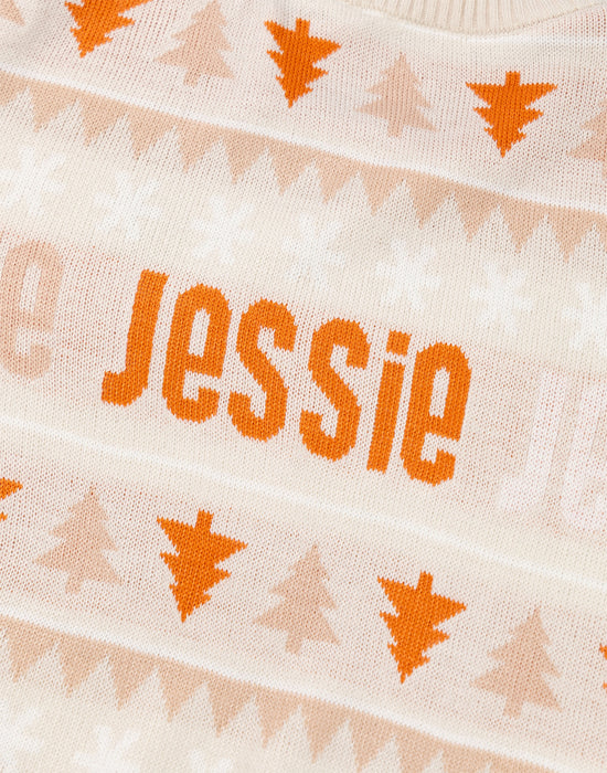 Disney Toy Story Jessie Girls Beige Christmas Jumper